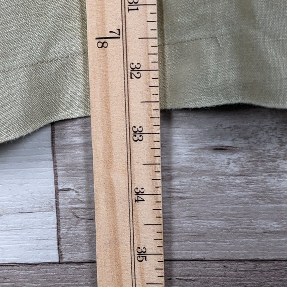 BAHIO* Men's Short Sleeve Button Down Straight Hem 100% Linen Shirt~ Size 2X - Picture 13 of 15